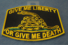 Give Me Liberty or Give Me Death Patch - 3.5x3.25 inch