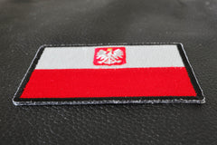 Poland Flag Patch - 3x2 inch