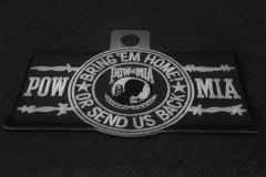 POW MIA Barbwire Patch - 4.5x2.5 inch