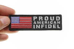 Proud American Infidel Patch - 4x1.2 inch