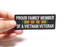 Proud Family Vietnam Vet Patch - 4x1.5 inch