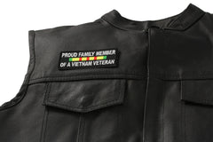 Proud Family Vietnam Vet Patch - 4x1.5 inch