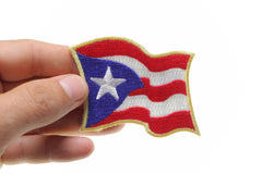 Puerto Rico Flag Patch - 3x2.5 inch