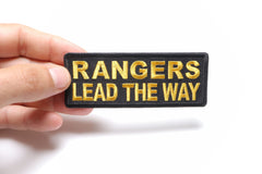 Rangers Lead The Way Patch - 4x1.5 inch