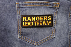 Rangers Lead The Way Patch - 4x1.5 inch