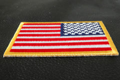 Reversed American Flag Patch - 3x2 inch