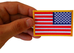 Reversed American Flag Patch - 3x2 inch