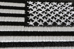 American Flag Patch Reversed 3 inch - 3x1.6 inch