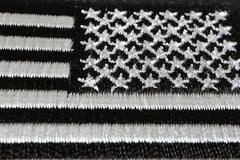 American Flag Patch Reversed 3 inch - 3x1.6 inch