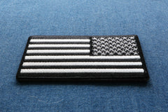 American Flag Patch Reversed 3 inch - 3x1.6 inch