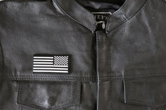 American Flag Patch Reversed 3 inch - 3x1.6 inch