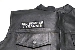 Sic Semper Tyrannis Patch - 4x1.5 inch