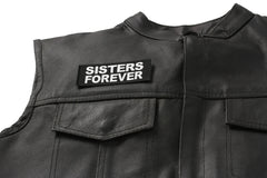 Sisters Forever Iron on Morale Patch - 4x1.5 inch