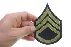 Staff Sergeant Iron on Patch - 3x4.7 inch