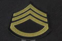 Staff Sergeant Iron on Patch - 3x4.7 inch