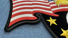 American Flag Eagle Patch - 12x6.5 inch