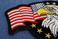 Star Spangled Banner Eagle Patch - 4.5x2.5 inch