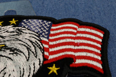 Star Spangled Banner Eagle Patch - 4.5x2.5 inch