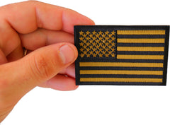 Subdued Green US Flag Patch - 3x2 inch