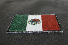 Subdued Mexico Flag Patch - 3x2 inch