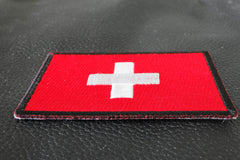 Swiss Flag Patch - 3x2 inch