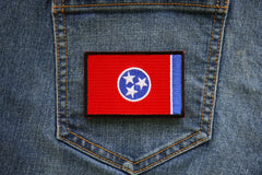 Tennessee State Flag Patch - 3x2 inch