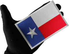 Texas Flag Iron on Patch Medium - 5x3.5 inch