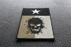 Texas Flag Oil Spill Skull Patch - 2x3 inch