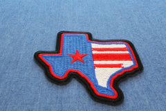 Texas Pride Iron on Patch - 3.25x3.13 inch