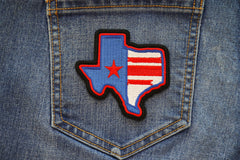 Texas Pride Iron on Patch - 3.25x3.13 inch