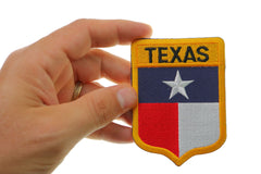 Texas Shield Patch - 2.75x3.5 inch