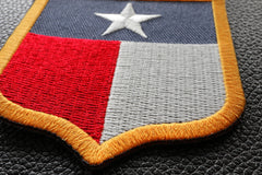 Texas Shield Patch - 2.75x3.5 inch