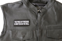 The Price of Freedom is Written on The Wall Patch - 4x1.5 inch