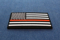 Thin Orange Line American Flag For Search & Rescue - 3.5x2 inch