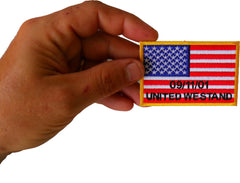 United We Stand 91101 Flag Patch - 3x2 inch