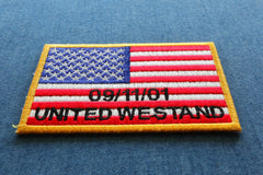 United We Stand 91101 Flag Patch - 3x2 inch