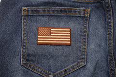 US Flag Patch Earth Terrain 2.5 Inch - 2.5x1.4 inch