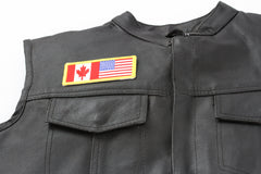 USA Canada Patch - 4x1.75 inch