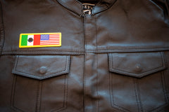 USA Mexico Patch - 4x1.5 inch