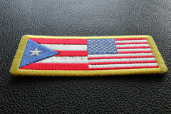 USA Puerto Rico Patch - 4x1.75 inch