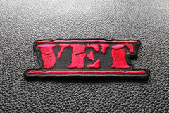 Vet Patch Old Stamper Red - 3x1.5 inches