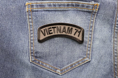 Vietnam 1971 Patch - 3.5x1.5 inch