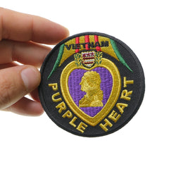 Vietnam Purple Heart Patch - 3 inches