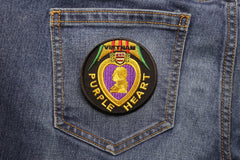 Vietnam Purple Heart Patch - 3 inches