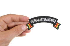 Vietnam Veteran's Wife Patch - 4x1.5 inch