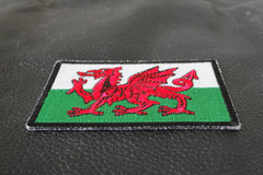 Wales Flag Patch - 3x2 inch