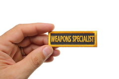 Weapons Specialist Patch - 3x1 inch