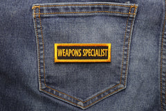 Weapons Specialist Patch - 3x1 inch