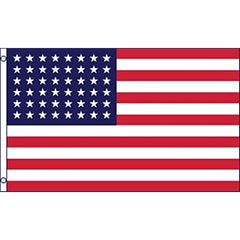 48 Star American Flag Printed - Made in USA.