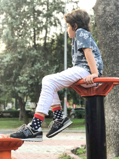 Kids USA Flag Patriot Socks.